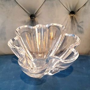 Rogaska Abstract Crystal Bowl